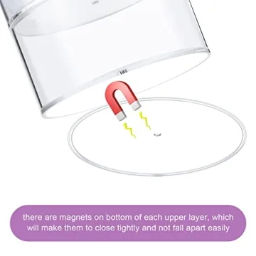 2 Pack Acrylic Belt Organizer for Jewelry & Accessories