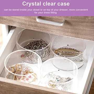 2 Pack Acrylic Belt Organizer for Jewelry & Accessories