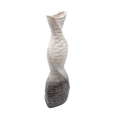 Sagebrook Home 16" Decorative Ceramic Vase - Elegant Centerpiece for Home and Events