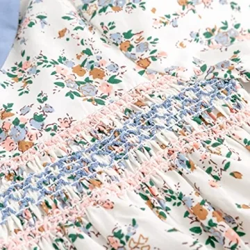 Curipeer Toddler Floral Blouse for Baby Girls in Cotton