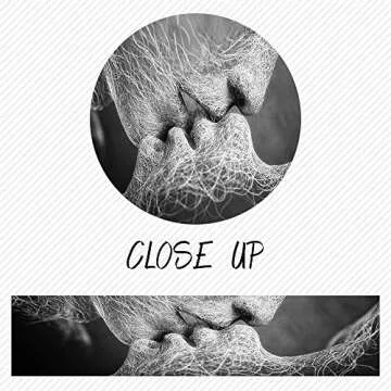 YOUHONG Modern Abstract Black and White Wall Decor Adam and Eve Wall Art Kiss Home Decor Sexy Wall Art Black and White Canvas Art Couples Bedroom Decor for Home Decor (24''H x 36''W)