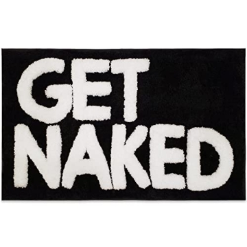 Charming Get Naked Bath Mat - Fun and Functional Decor