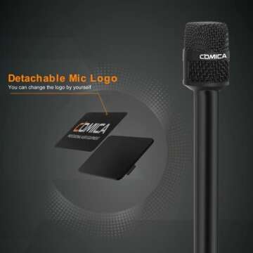 Premium COMICA HRM-S Wired Microphone for Clear Audio Recording