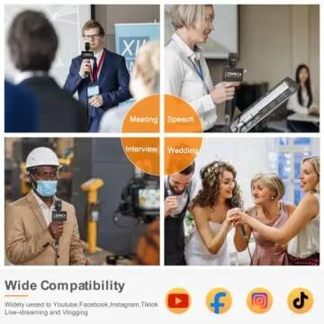 Premium COMICA HRM-S Wired Microphone for Clear Audio Recording