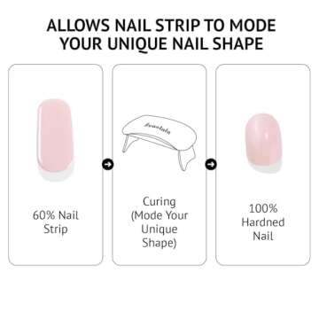 Beaolata Nail Polish Strips, 32 Nail Wraps, Nail Stickers, Gel Nail Strips, Easy Apply& Remove