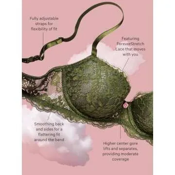 Shop Victoria's Secret Twinkle Strap Lace Demi Bra