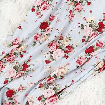 DRESHOW Floral Newborn Sleepsack with Hat for Babies