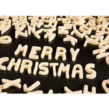 MELOP Alphabet Cookie Cutters Fun Baking Tool Set