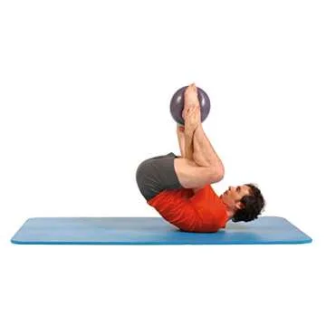 OPTP Triadball – 9½” Diameter Pilates Ball, Adjustable Firmness Workout Ball, Yoga Ball, Stability Ball, and Core Strength Exercise Ball