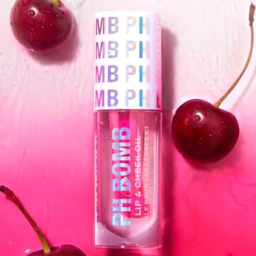 Makeup Revolution, PH Bomb Lip & Cheek Oil, Adapting & Buildable Formula, Universal Shade, 0.15 fl.oz.