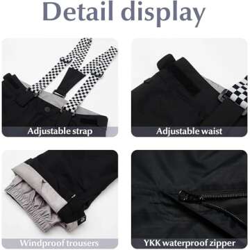 GSOU SNOW Women’s Ski Jacket and Pants Snowsuit - Warm & Stylish