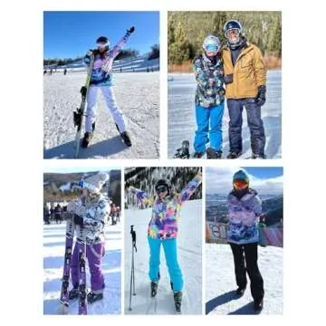 GSOU SNOW Women’s Ski Jacket and Pants Snowsuit - Warm & Stylish