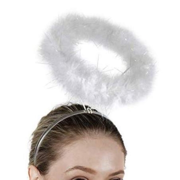 Adjustable White Feather Angel Wings for Women - Happy Place Products