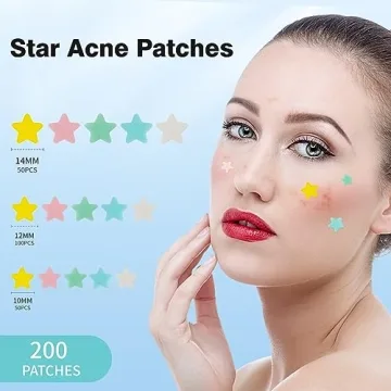 Cute Star Pimple Patches - Hydrocolloid Acne Covers