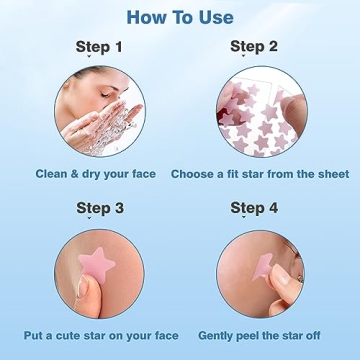 Cute Star Pimple Patches - Hydrocolloid Acne Covers