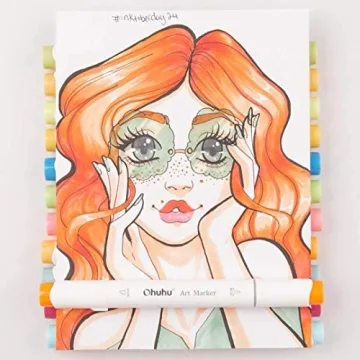 Ohuhu Dual-Tip Alcohol Markers for Vibrant Art