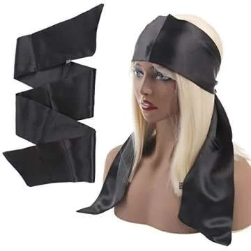XTREND 2Pcs Women's Satin Edge Scarves for Wigs