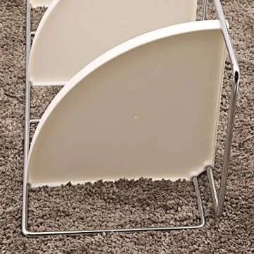 kaileyouxiangongsi 3-Tier Bathroom Countertop Organizer - Vanity Tray Cosmetic & Makeup Storage- Kitchen Spice Rack Standing Shelf - Corner Storage Shelf, Silver