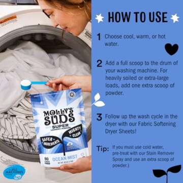 Molly's Suds Super Powder Detergent for Sensitive Skin
