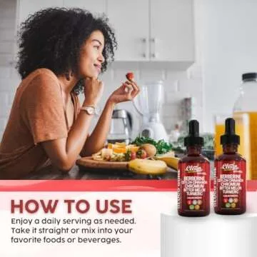 Delicious Organic Berberine Liquid Drops for Wellness