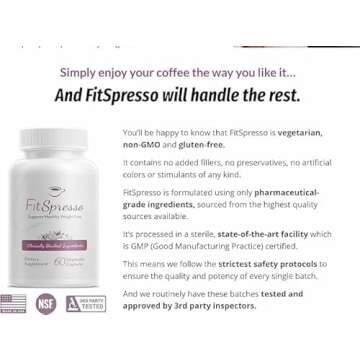 Fitspresso 100% Authentic Supplement Pack - Boost Energy & Mood, Enhance Cognitive Function