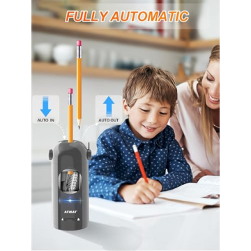 AFMAT Electric Pencil Sharpener for Colored Pencils