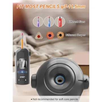 AFMAT Electric Pencil Sharpener for Colored Pencils