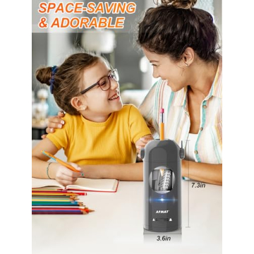 AFMAT Electric Pencil Sharpener for Colored Pencils
