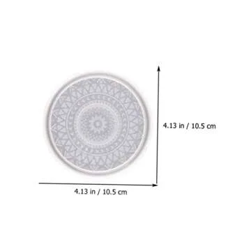 EXCEART 2pcs Coaster Molds - Perfect for DIY Resin Coasters