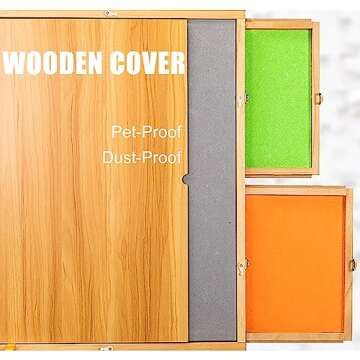 Puzzle Table 1500 Piece with Drawers and Legs, 34"x26" Jigsaw Puzzle Table Folding Portable for Adults with Wooden Cover, Easy to Store Birthday Gifts for mom Women