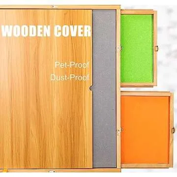 Puzzle Table 1500 Piece with Drawers and Legs, 34"x26" Jigsaw Puzzle Table Folding Portable for Adults with Wooden Cover, Easy to Store Birthday Gifts for mom Women