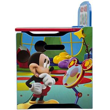 Delta Children Deluxe Toy Box with Mickey Mouse Design