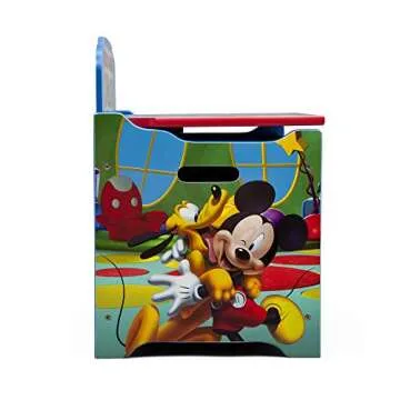Delta Children Deluxe Toy Box with Mickey Mouse Design