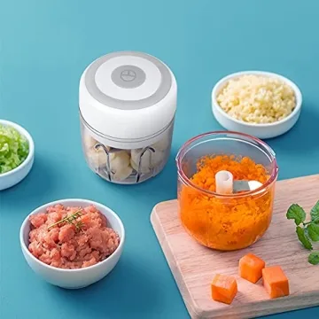 Electric Mini Garlic Chopper - Portable & USB Rechargeable