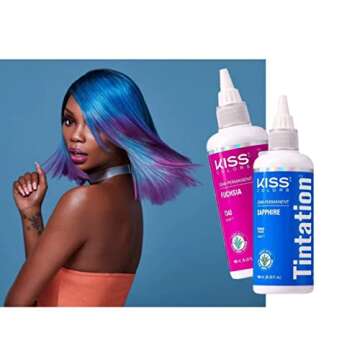 Kiss Tintation Pink Petal Semi-Permanent Hair Color Treatment