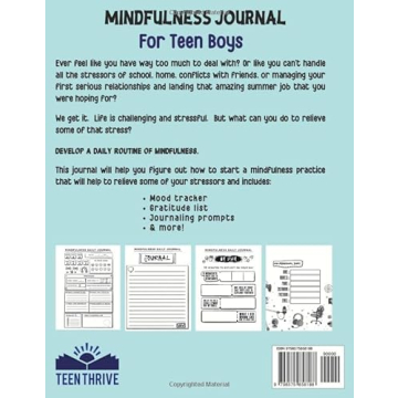 Mindfulness Journal for Teen Boys - A Mindful Gift