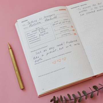 Kunitsa Co. Reading Journal for Book Lovers and Readers