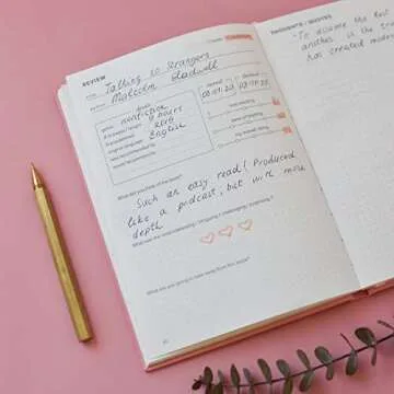 Kunitsa Co. Reading Journal for Book Lovers and Readers