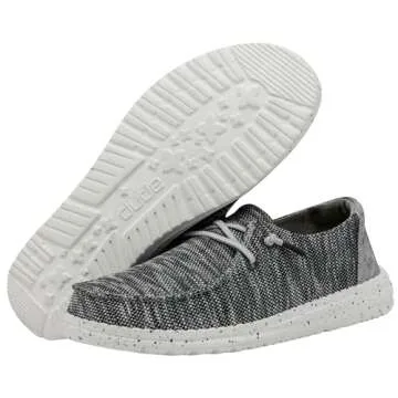 Hey Dude Wendy Sox - Lightweight Dark Grey Women's Shoes