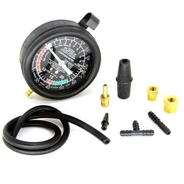 HFS(R) Fuel Pump Tester Gauge Kit - Pressure & Vacuum Tester for Vehicles