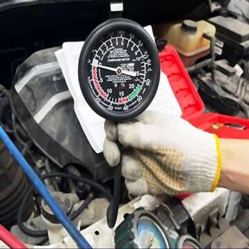 HFS Fuel Pump Tester & Vacuum Gauge Kit for Cars