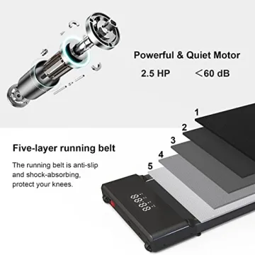 Portable Under Desk Treadmill for Home Workouts