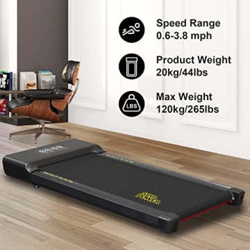 Portable Under Desk Treadmill for Home Workouts