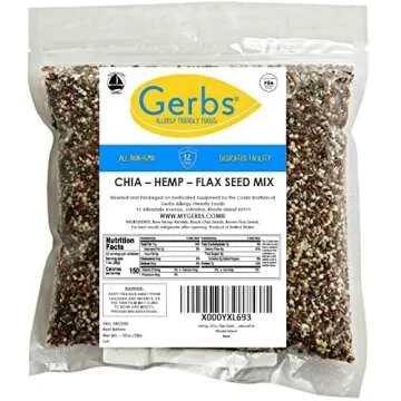 GERBS Super 3 Seed Snack Mix - Allergy-Free and Nutritious