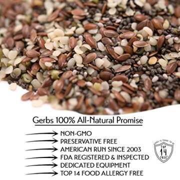 GERBS Super 3 Seed Snack Mix - Allergy-Free and Nutritious