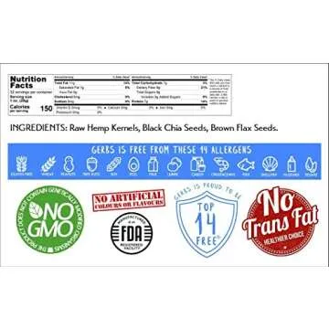 GERBS Super 3 Seed Snack Mix - Allergy-Free and Nutritious