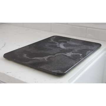The Poppy Company Large Stone Drying Mat - Non-Toxic, Quick Dry & Eco-Friendly Kitchen Mat