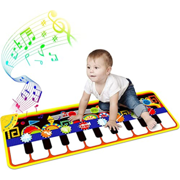 RenFox Musical Play Mat with 25 Sounds for Toddlers