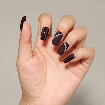 MAYCHAO 15ML Gel Nail Polish 1Pc Deep Cherry Red Nail Polish Soak Off UV LED Blood Red Nail Gel Polish Nail Art Starter Manicure Salon DIY at Home, 0.5 OZ