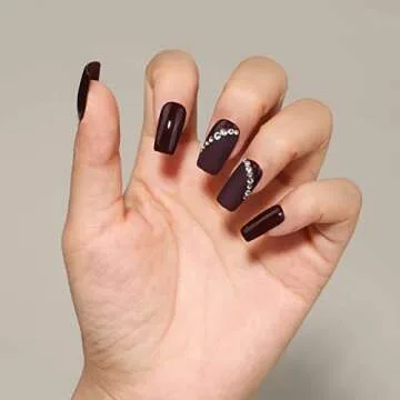 MAYCHAO 15ML Gel Nail Polish 1Pc Deep Cherry Red Nail Polish Soak Off UV LED Blood Red Nail Gel Polish Nail Art Starter Manicure Salon DIY at Home, 0.5 OZ